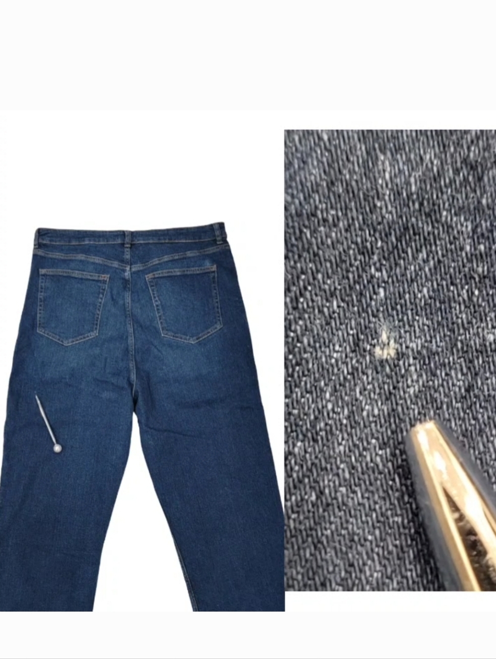 Reformation Ezra Super Stretch High Rise Straight Jeans Retro Women’s Size 34 - Picture 15 of 17